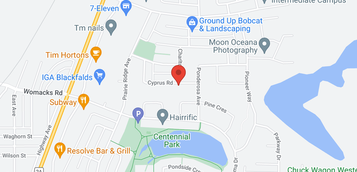 map of 72 Cyprus Road